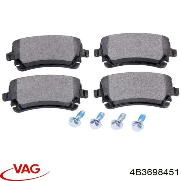 Колодки дисковые  VAG 4B3698451 цена, от 27.30 USD