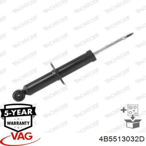 Стойка амортизатора задняя VAG 4B5513032D цена, от 23.70 USD