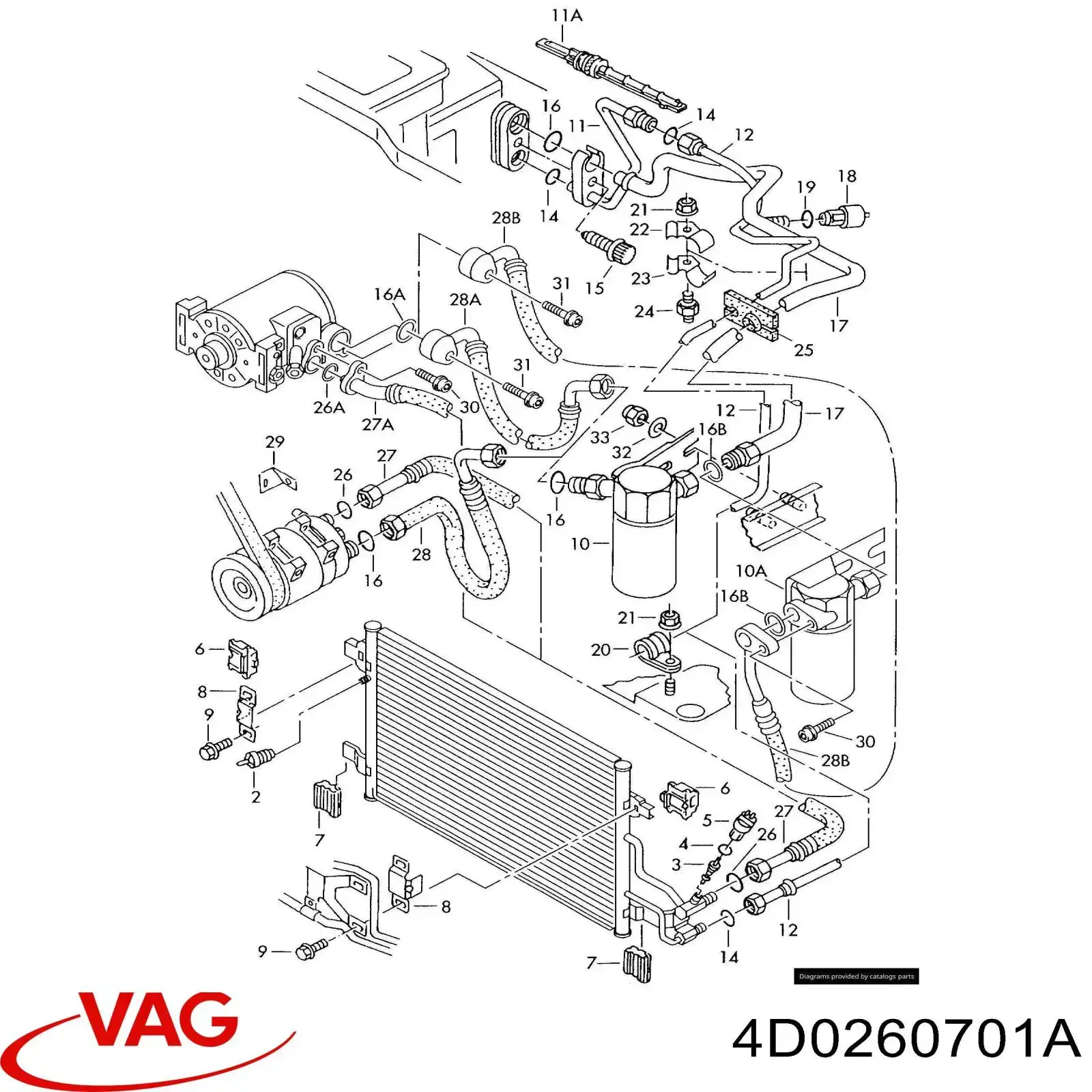 4D0260701A VAG 