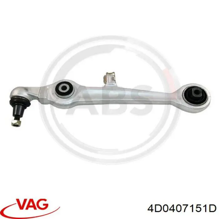 Рычаг передней подвески нижний левый/правый 4D0407151D VAG