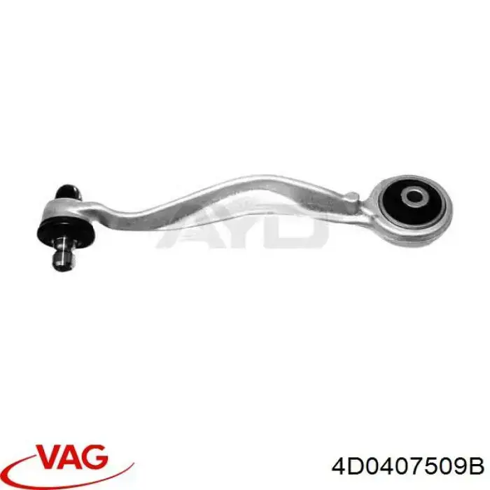 Рычаг передней подвески верхний левый VAG 4D0407509B цена, от 13.84 USD