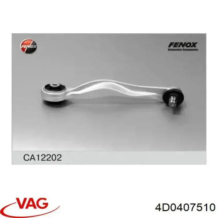 Рычаг передней подвески верхний правый VAG 4D0407510 цена, от 19.15 USD
