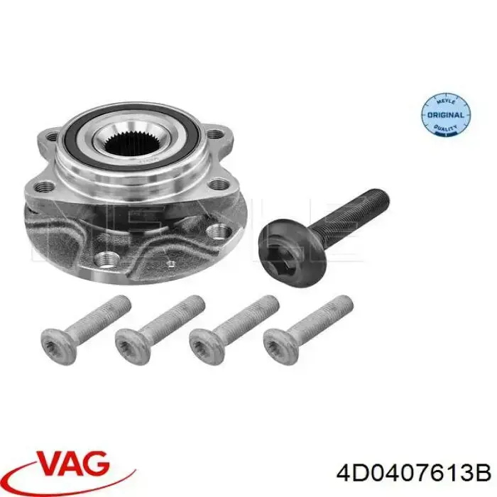 Ступицы передних колес VAG 4D0407613B цена, от 30.94 USD