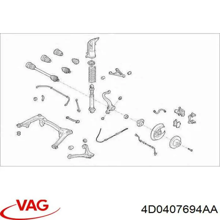 4D0407694G VAG 