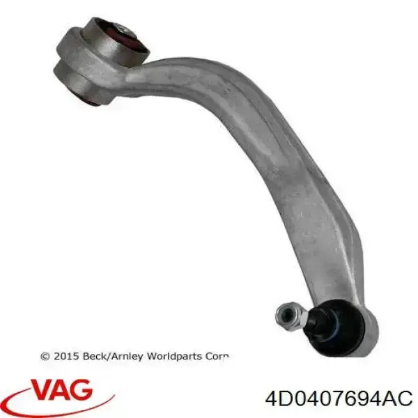 4D0407694AC VAG Рычаг передней подвески нижний, правый