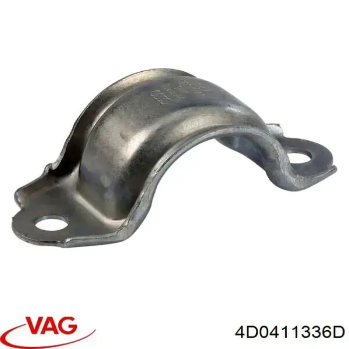 Хомут крепления втулки стабилизатора переднего VAG 4D0411336D цена, от 2.53 USD