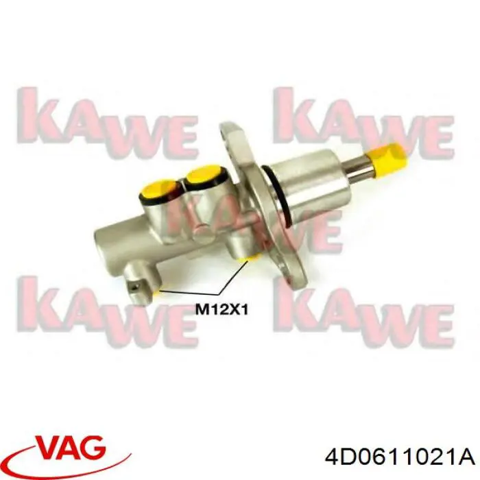 Главный тормозной цилиндр 4D0611021A VAG
