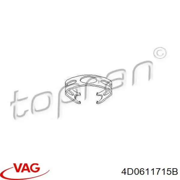 4D0611715B VAG Скоба крепления тормозного шланга