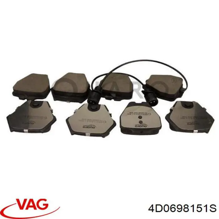 Передние тормозные колодки 4D0698151S VAG