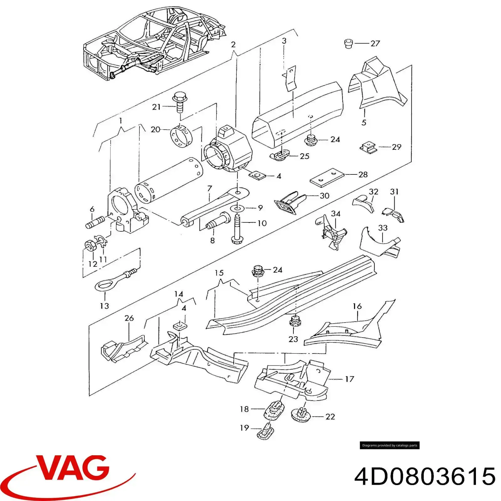 Купить 4D0803615 VAG 