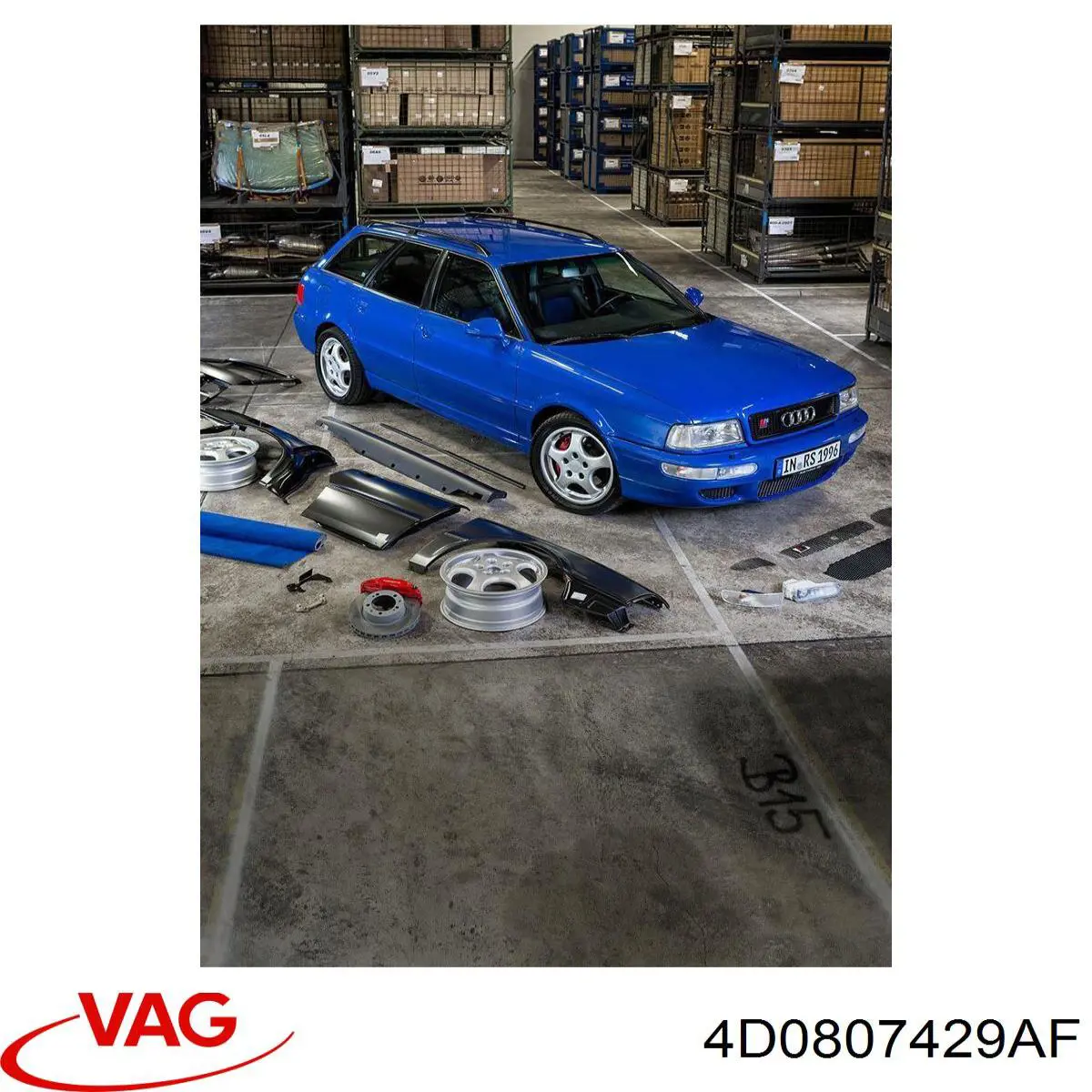 4D0807429AFGRU VAG Бампер передний в сборе
