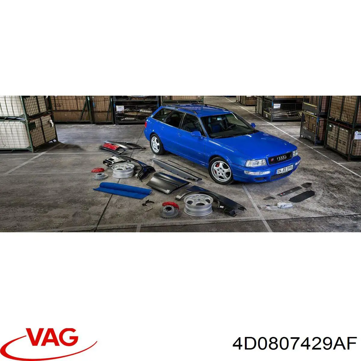 Купить 4D0807429AFGRU VAG Буфер (бампер) передний