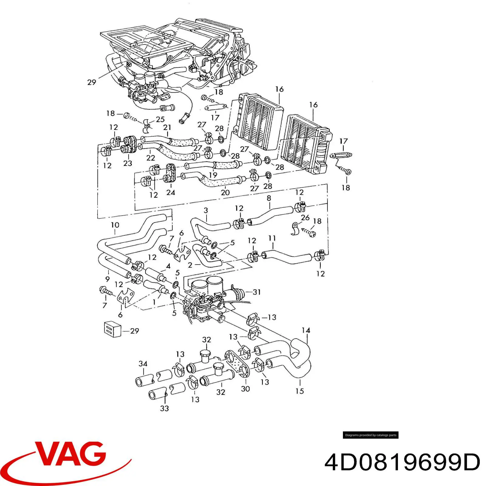 4D0819699D VAG 