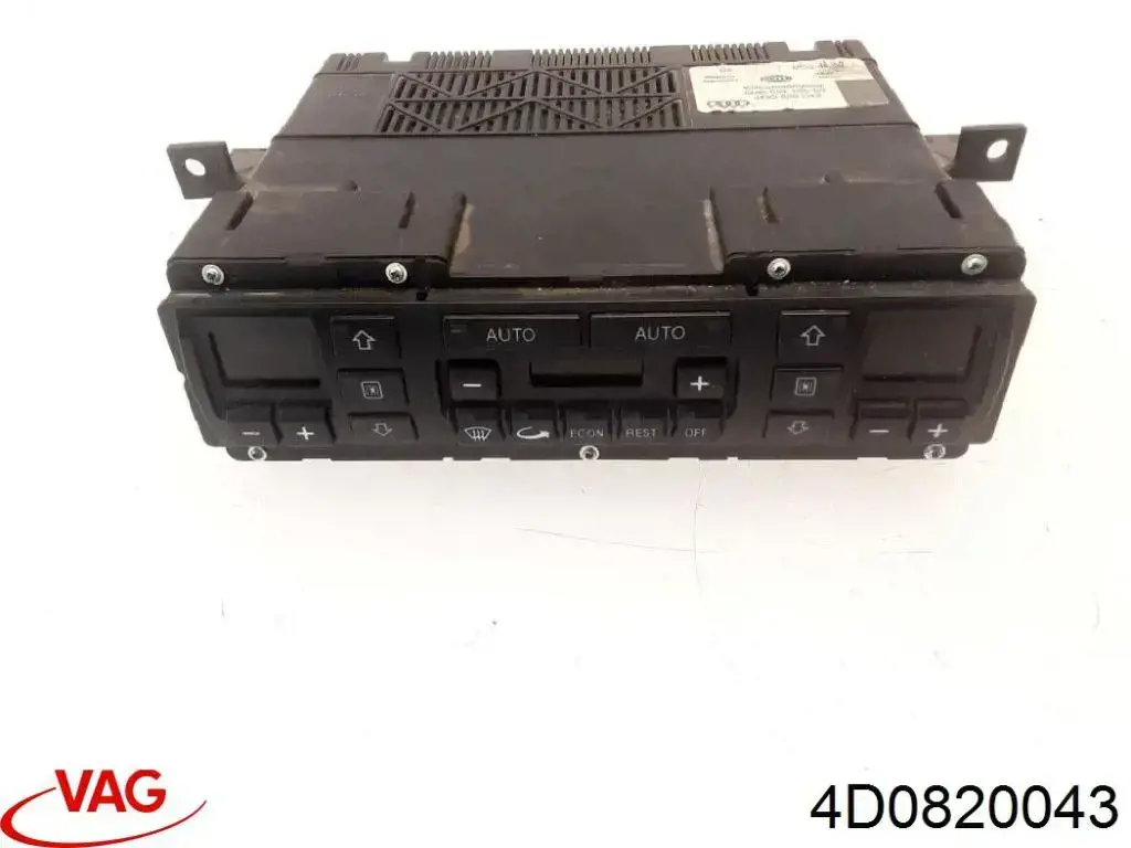 Блок управления режимами отопления/кондиционирования на Audi A8 D2 