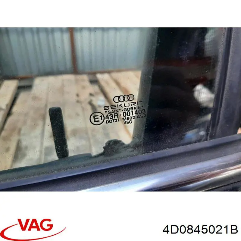 Окно (передней двери) двери VAG 4D0845021B цена, от 88.69 USD