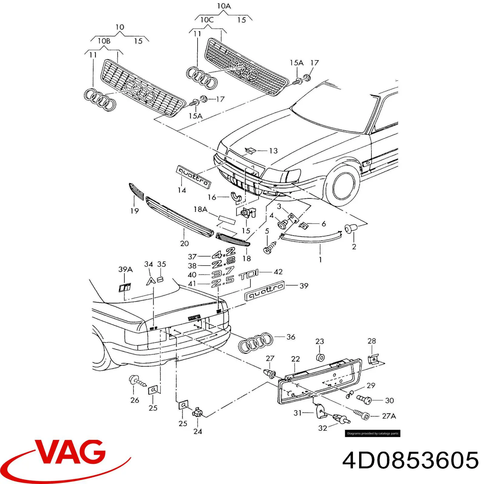  4D0853605 VAG