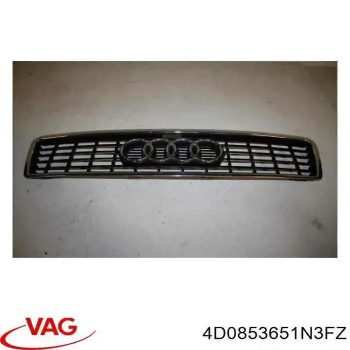 Купить 4D0853651N3FZ VAG Решетка радиатора