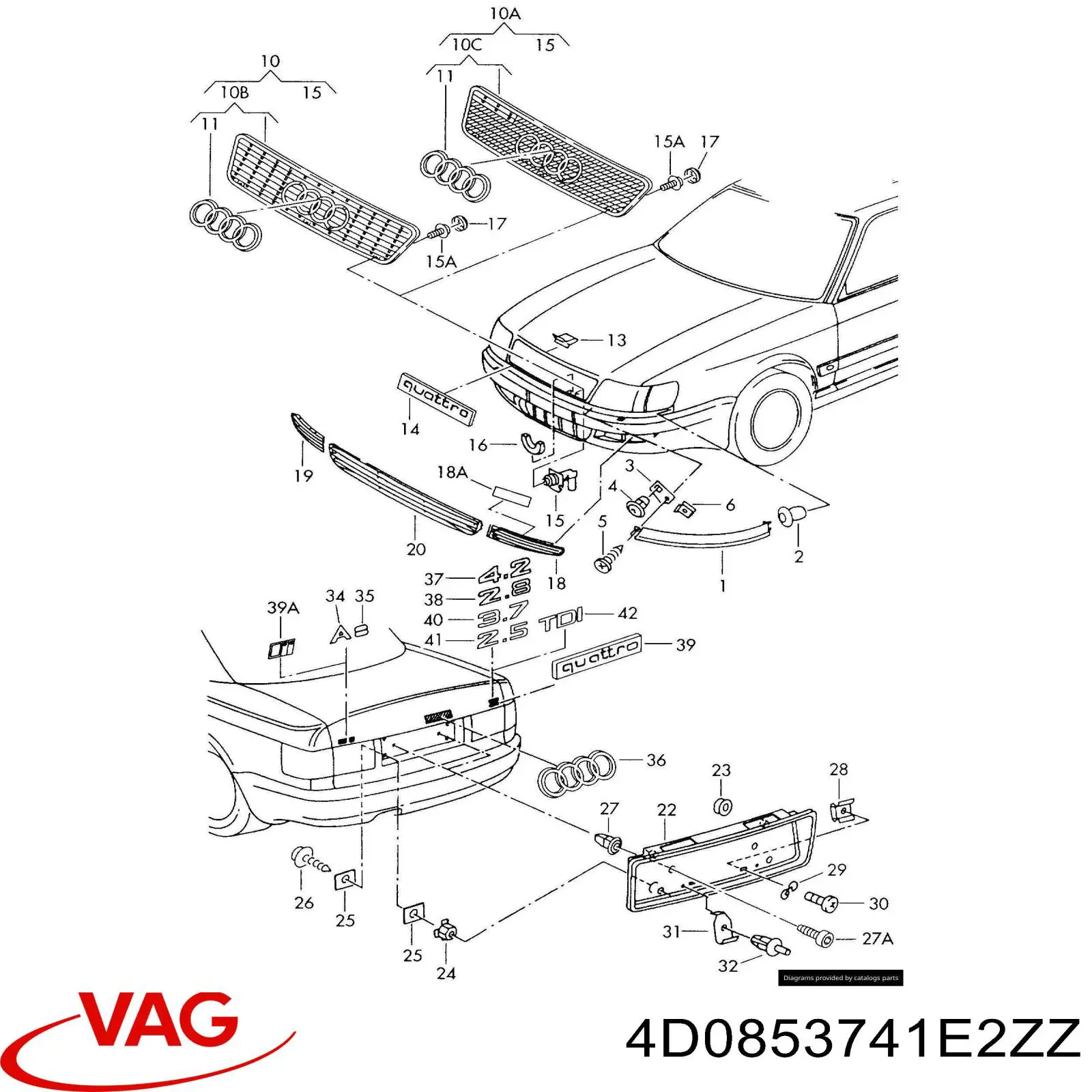  4D0853741E2ZZ VAG