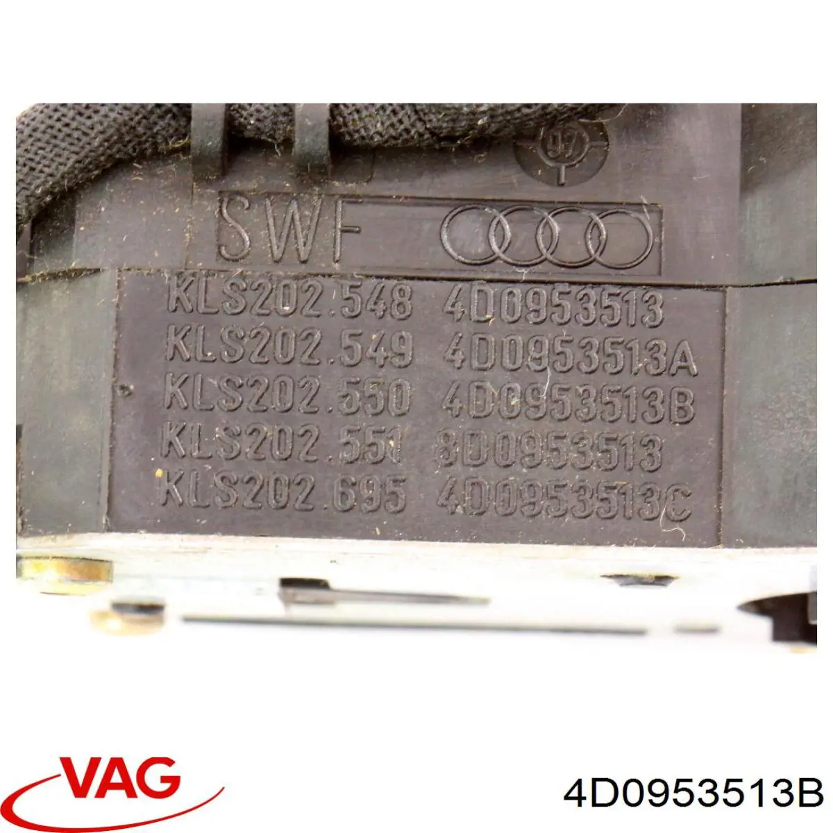 Купить 4D0953513B VAG Левый подрулевой переключатель