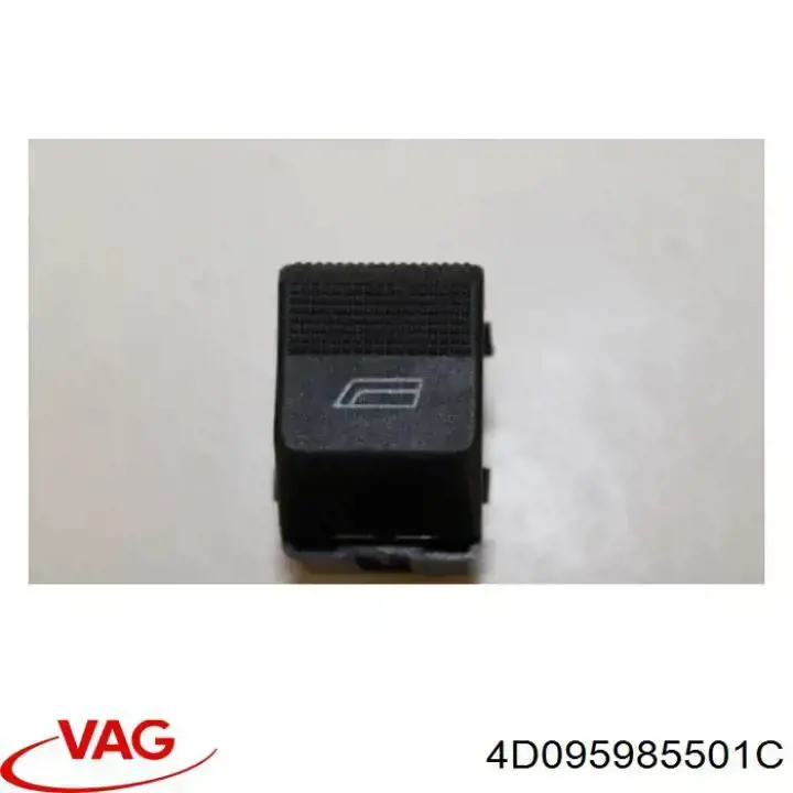 Кнопка включения мотора стеклоподъемника задняя правая VAG 4D095985501C цена, от 3.80 USD