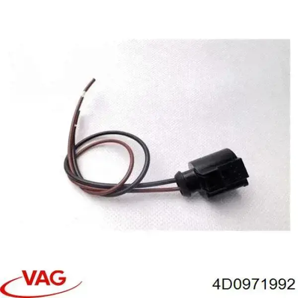 4D0971992 VAG Разъем (фишка) генератора