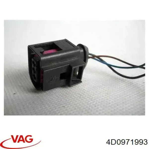Разъем (фишка) генератора 4D0971993 VAG