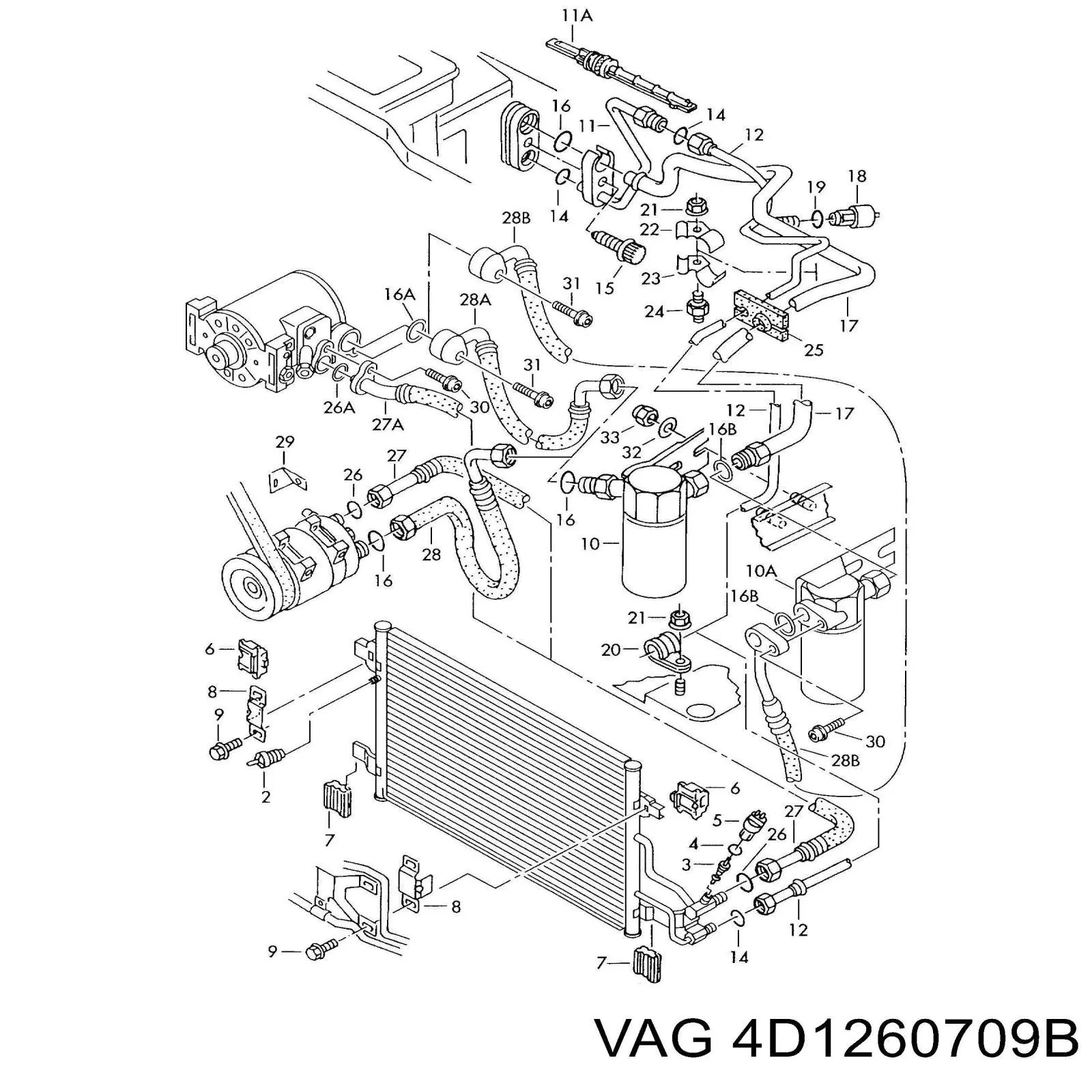  VAG 4D1260709B цена, от 16.36 USD