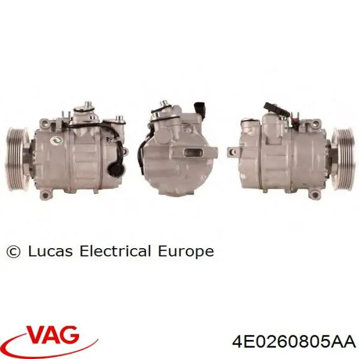4E0260805AA VAG компрессор кондиционера