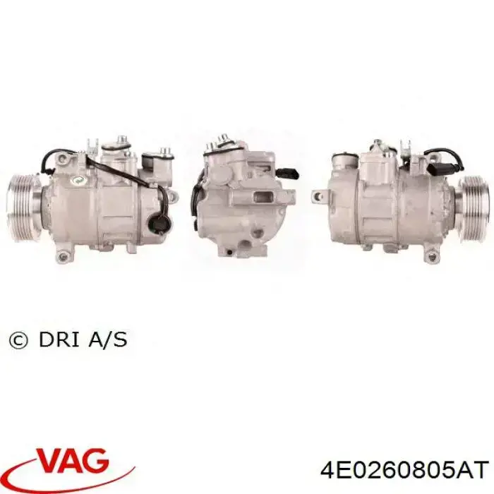 4E0260805AT VAG компрессор кондиционера