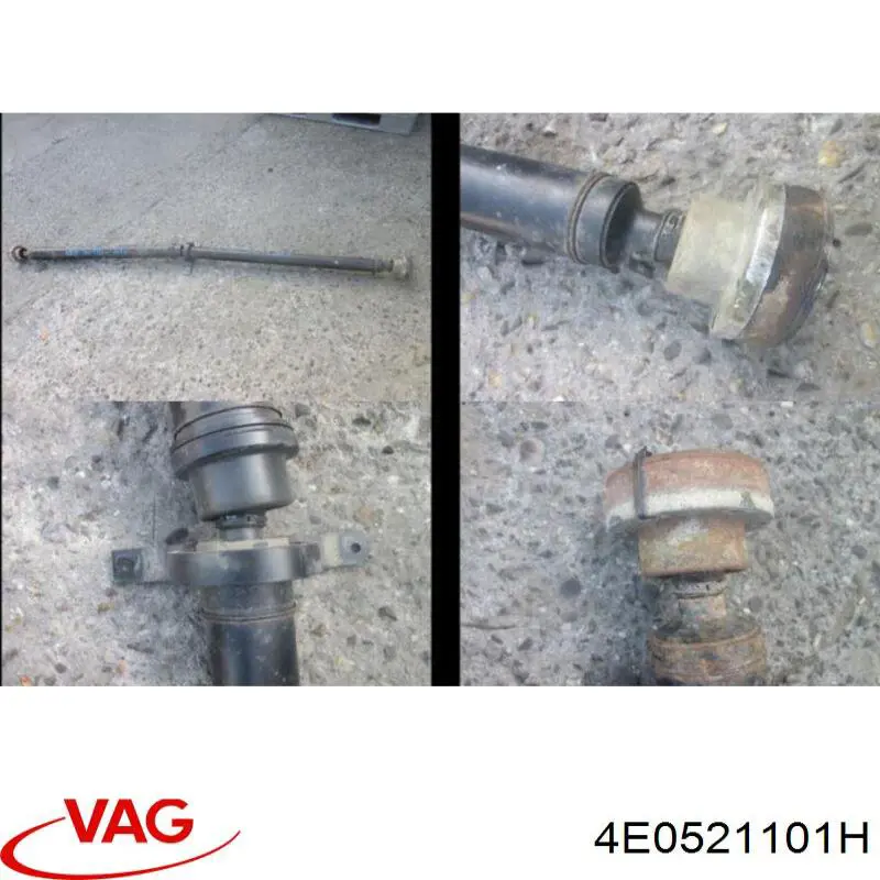 Купить 4E0521101H VAG Кардан задний