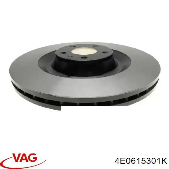 4E0615301K VAG Диск тормозной передний