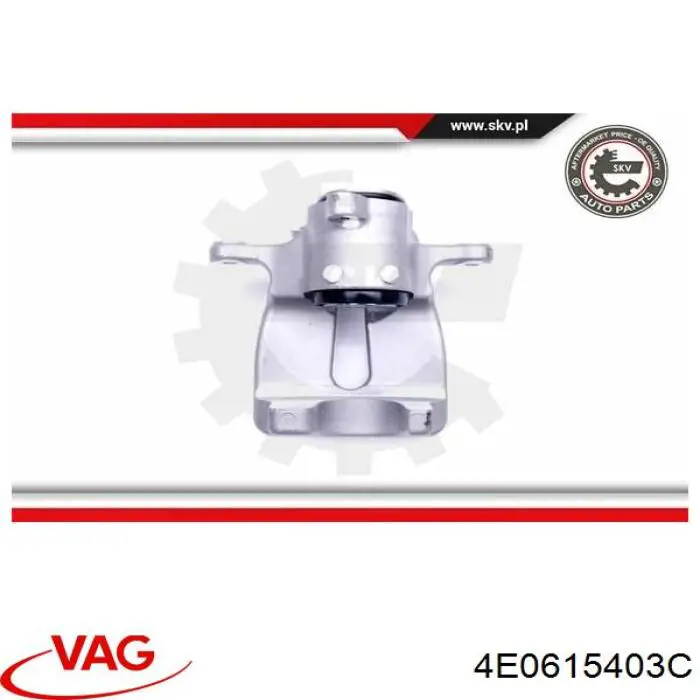 Задний левый суппорт VAG 4E0615403C цена, от 83.34 USD