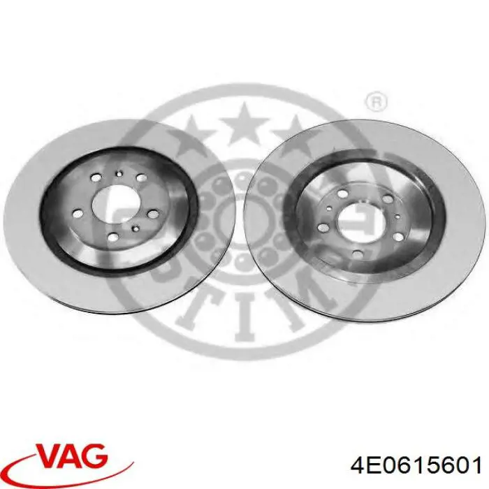 Задний дисковый тормоз VAG 4E0615601