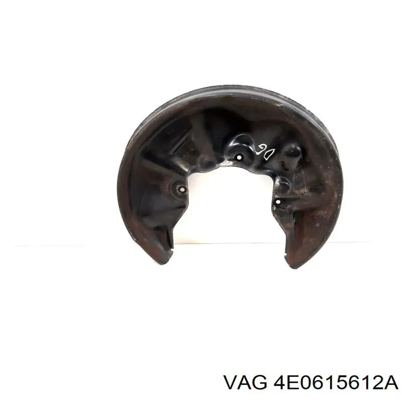 Защита тормозного диска заднего правая VAG 4E0615612A