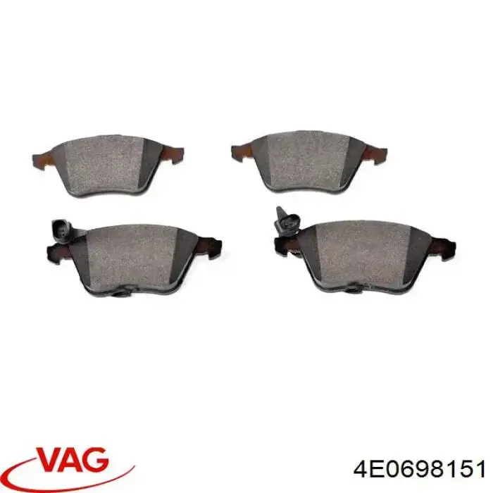 Колодки VAG 4E0698151 цена, от 77.19 USD