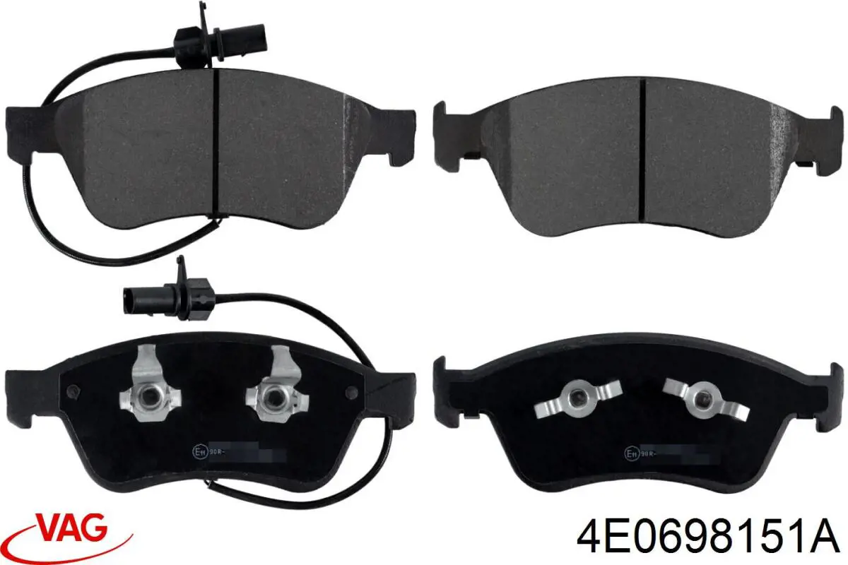 4E0698151A VAG колодки передние