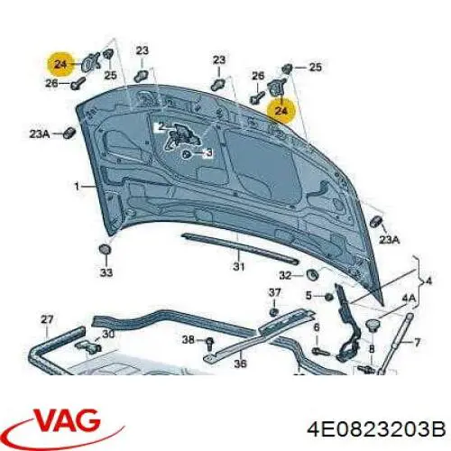 Купить 4E0823203B VAG 