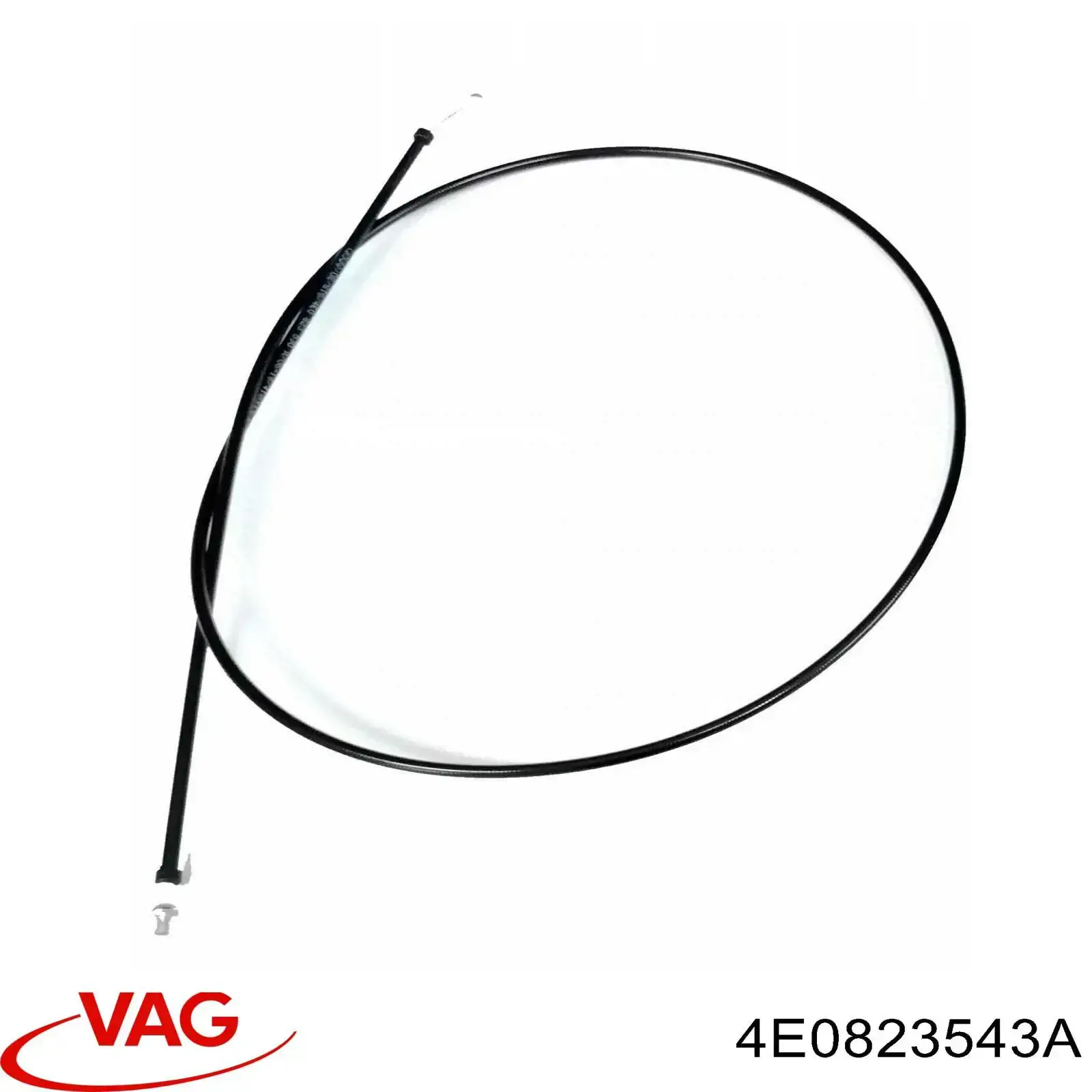 4E0823543A VAG Трос открывания капота задний