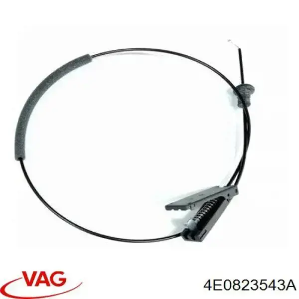 Трос открывания капота задний VAG 4E0823543A цена, от 31.64 USD