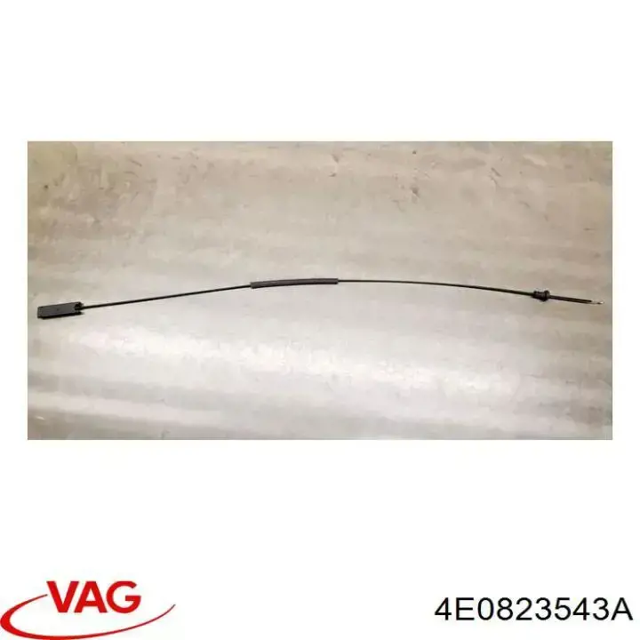 Трос открывания капота, задний VAG 4E0823543A