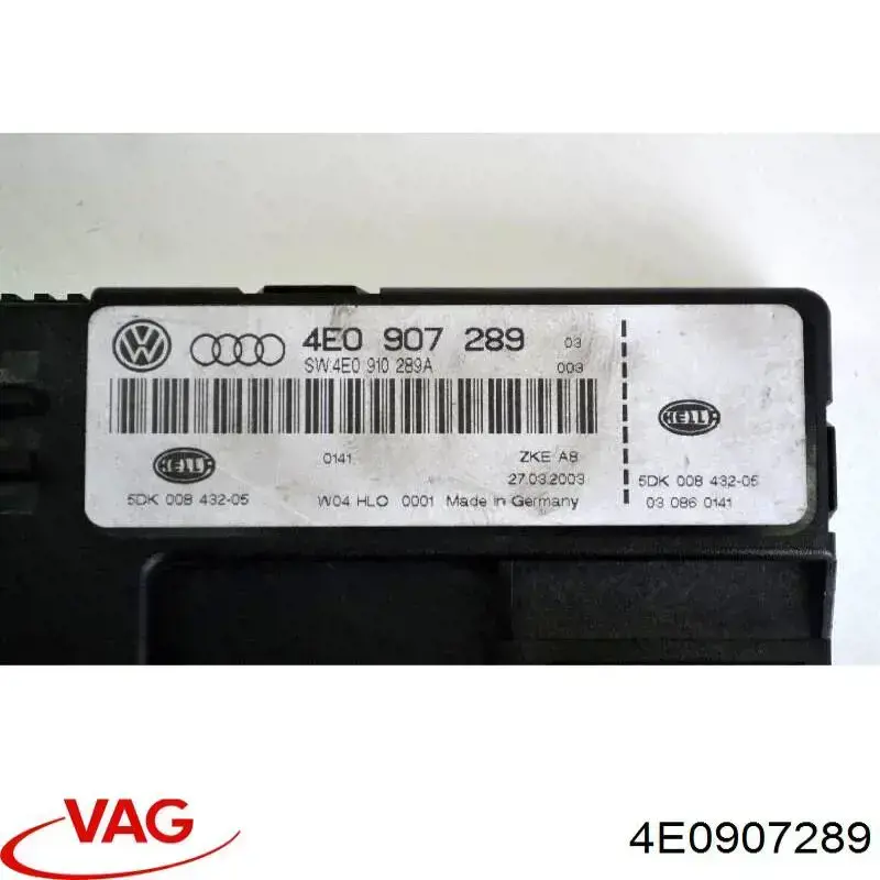 Блок комфорта VAG 4E0910289 цена, от 44.34 USD