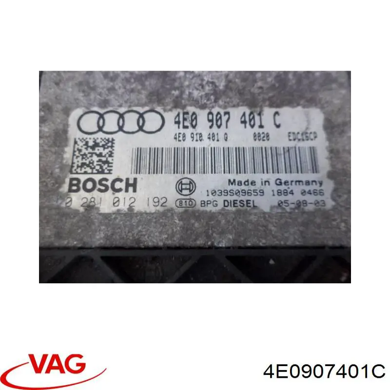 4E0907401C VAG 