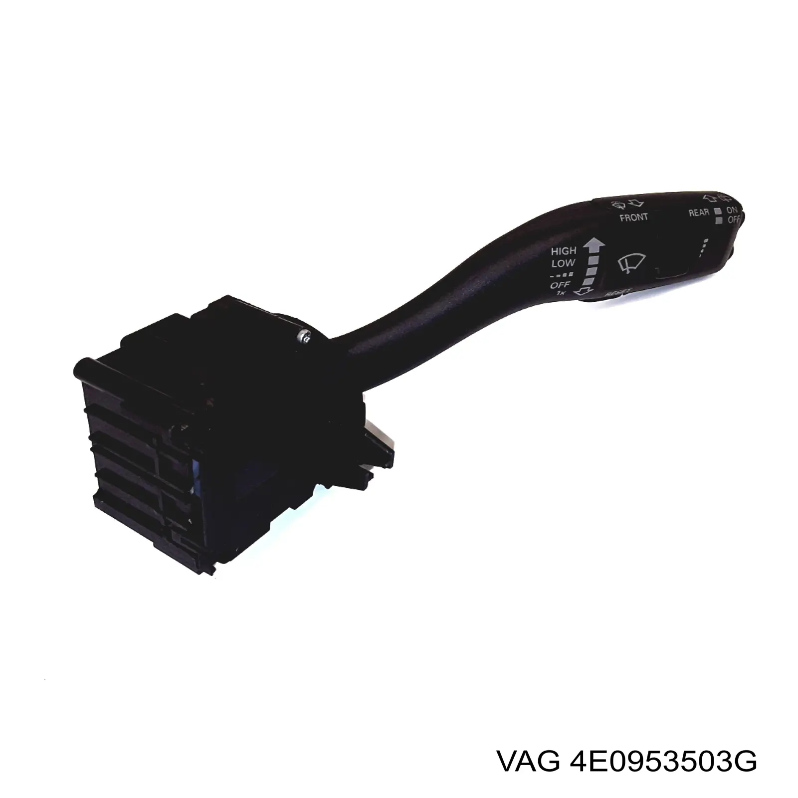 4E0953503G VAG comutador direito instalado na coluna da direção