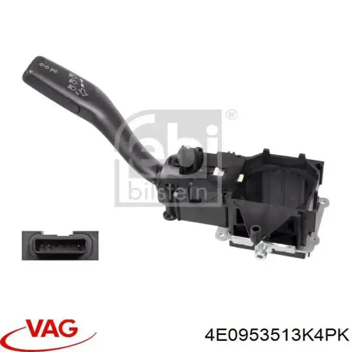 Левый подрулевой переключатель 4E0953513K4PK VAG