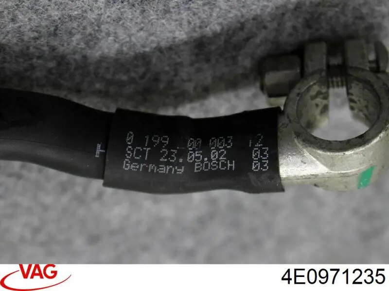 Кабель массы аккумулятора (АКБ) VAG 4E0971235 цена, от 32.94 USD