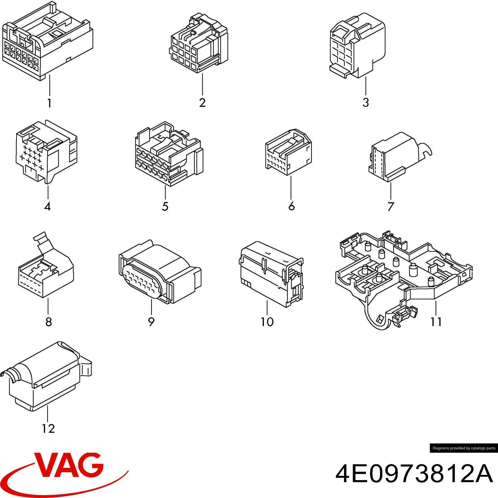 VAG 4E0973812A цена, от 12.71 USD
