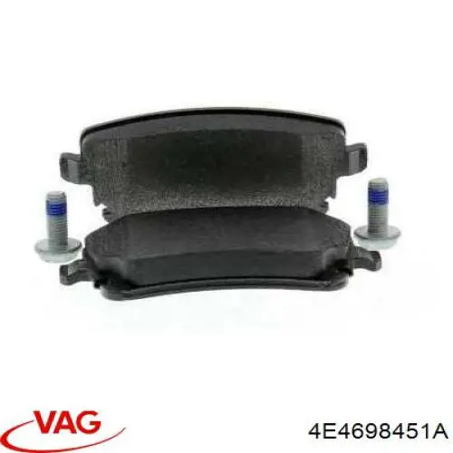 4E4698451A VAG Колодки тормозные дисковые комплект