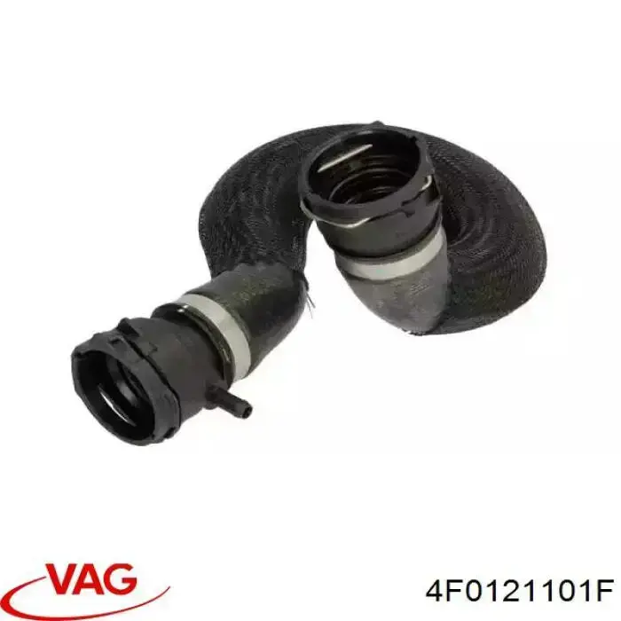 4F0121101F VAG шланг (патрубок радиатора охлаждения верхний)
