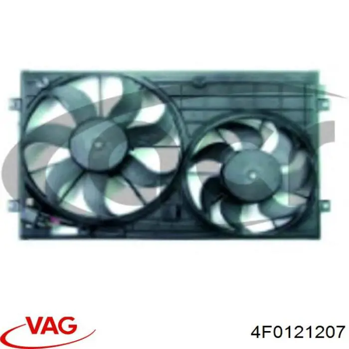 4F0121207 VAG Рамка вентилятора