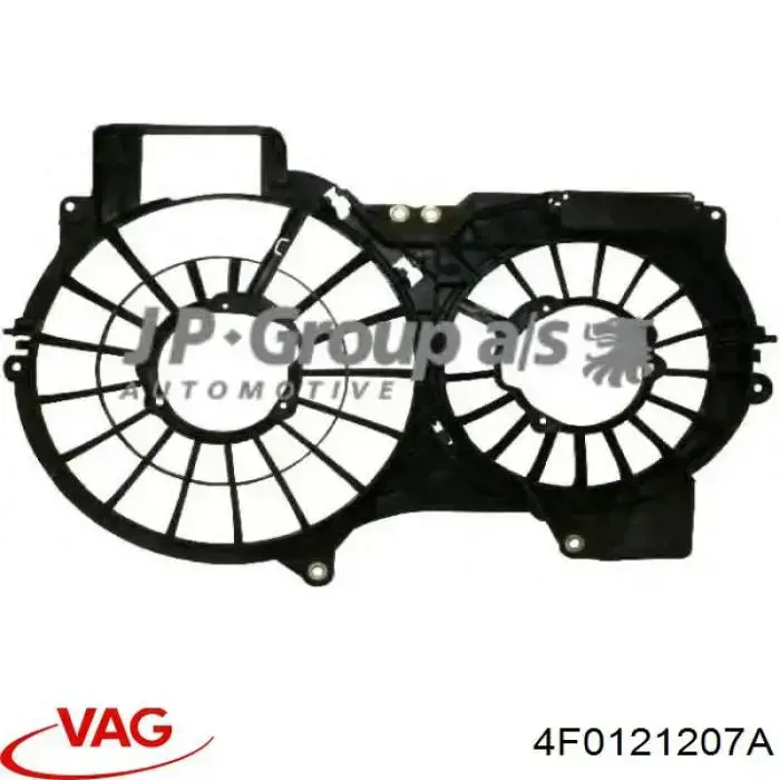4F0121207A VAG диффузор радиатора охлаждения